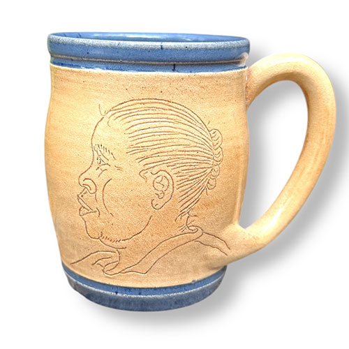 Winton & Rosa Eugene Etched Faces Mug DP5785